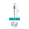 DremelHochgeschwindigkeits-Fräsmesser Durchmesser 6,3 mm