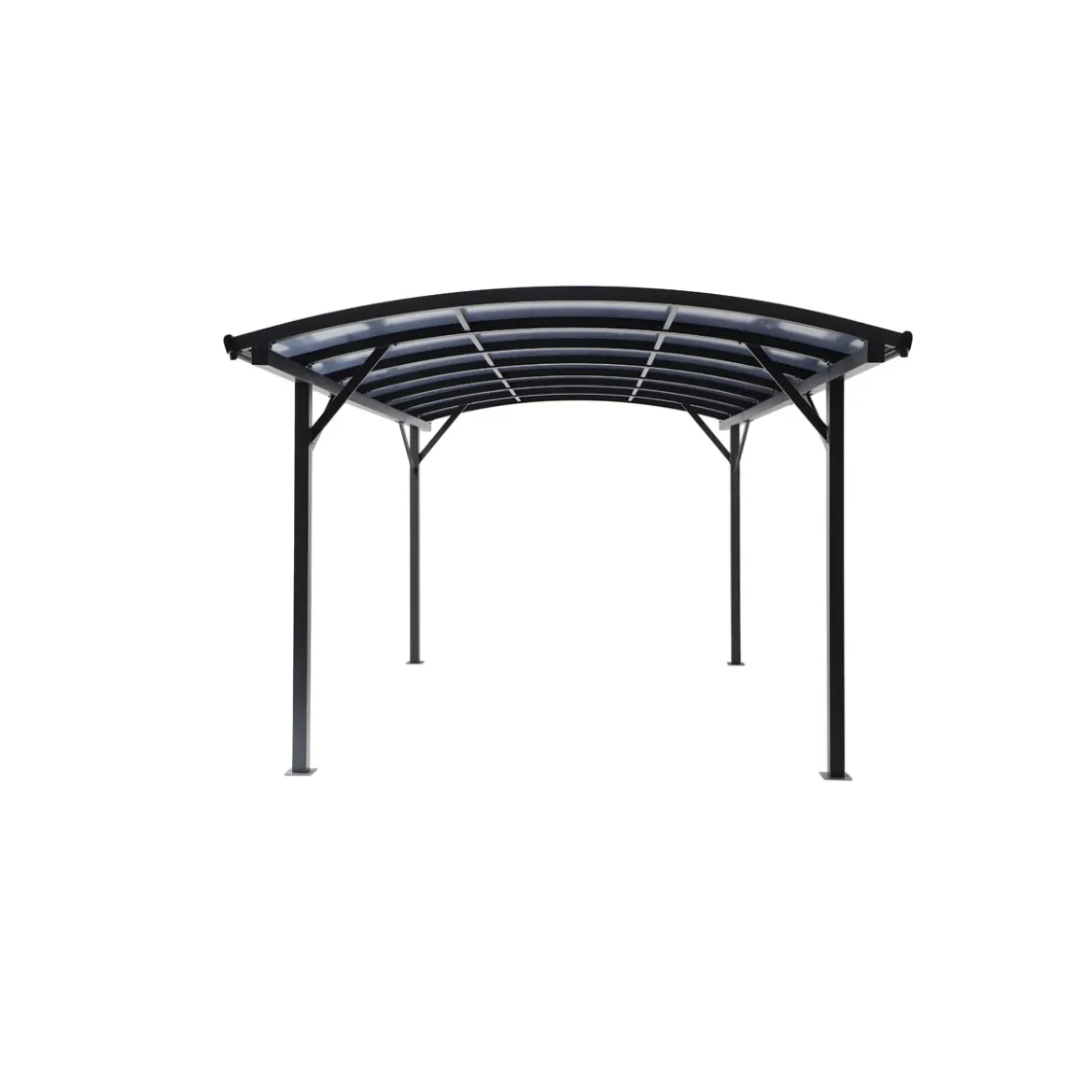 Durabil Aluminium-Carport antrahzit 2,9 x 2,4 x 5 m