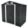 Durabil Gerätehaus Moritz carbon und weiß 204 x 186 x 132 cm