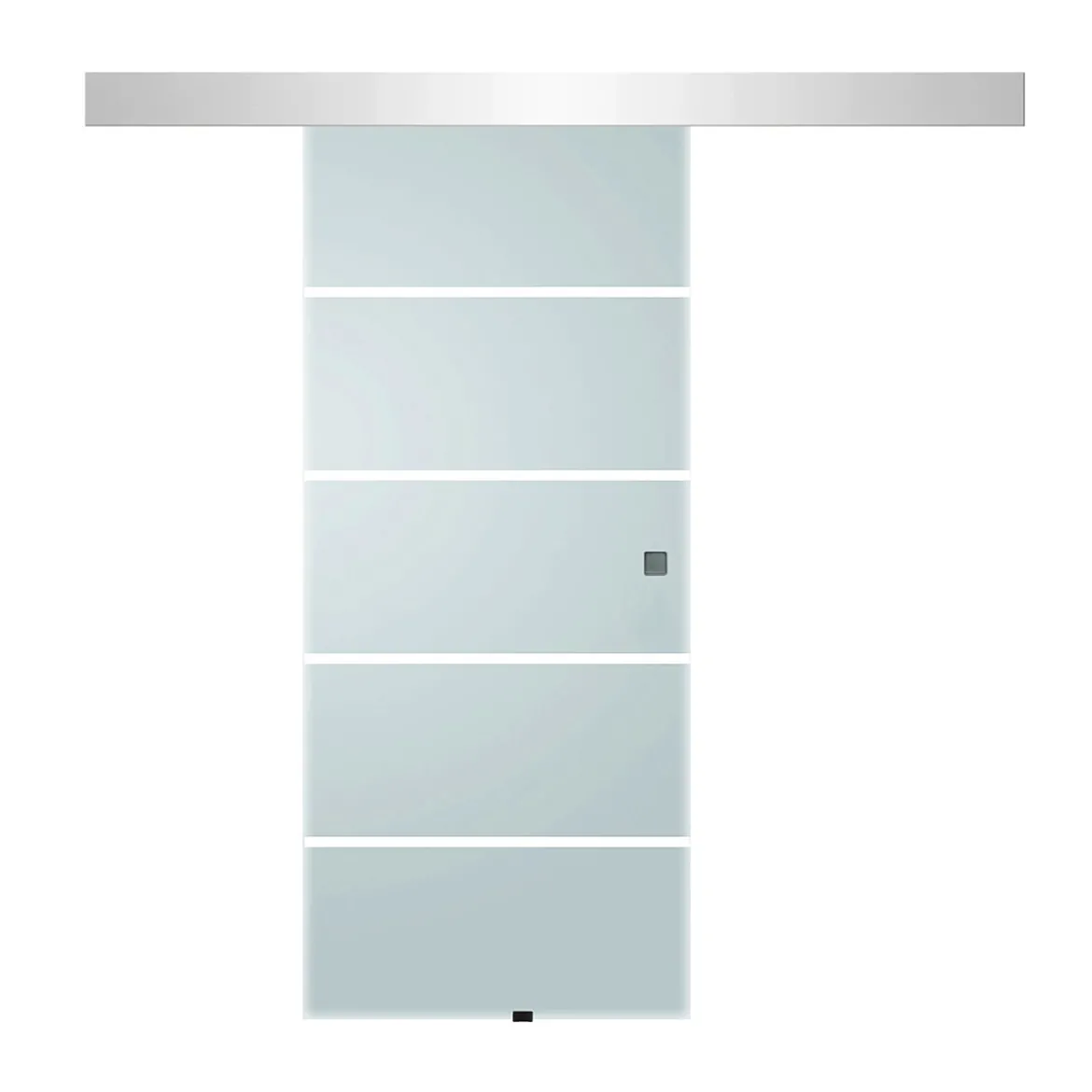Durabil Glasschiebetür Stripes Soft Close 203,5 x 88 cm
