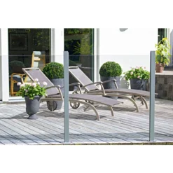Durabil Glas-Windschutz 6 mm 228 x 1600 mm Einscheibensicherheitsglas klar