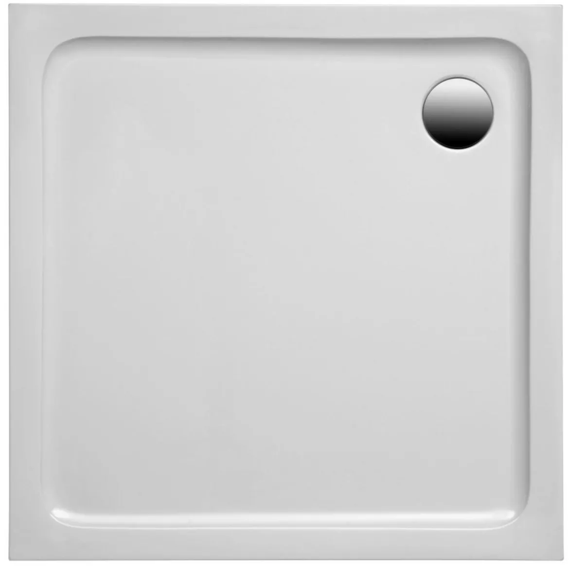 Duschwanne quadratisch 90x90/3 cm weiss