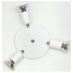 Eglo LED-Spotrondell Mini 3-flammig Durchmesser 14,5 x 7,5 cm weiß