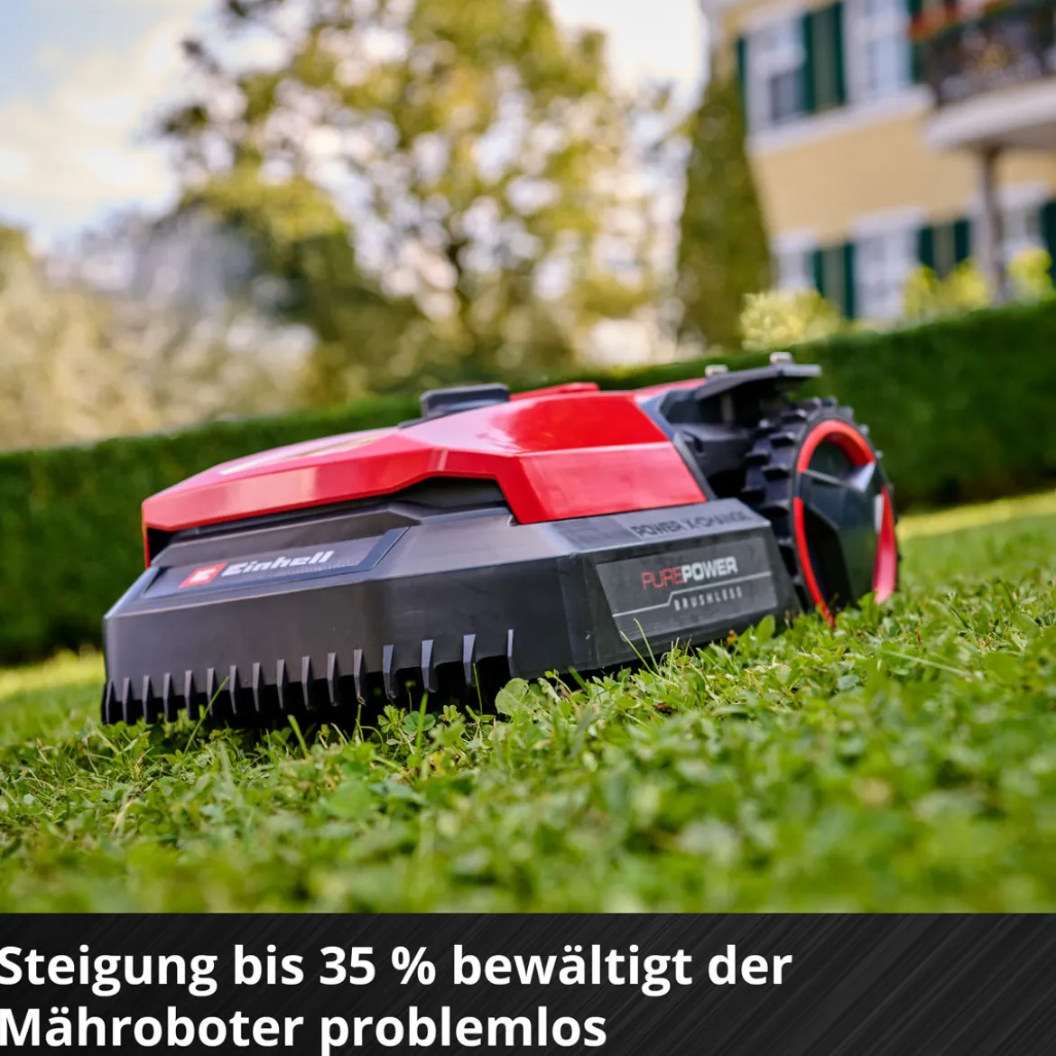 Einhell Mähroboter FREELEXO 500 inkl. Ladegerät und 2,5 Ah Plus Akku