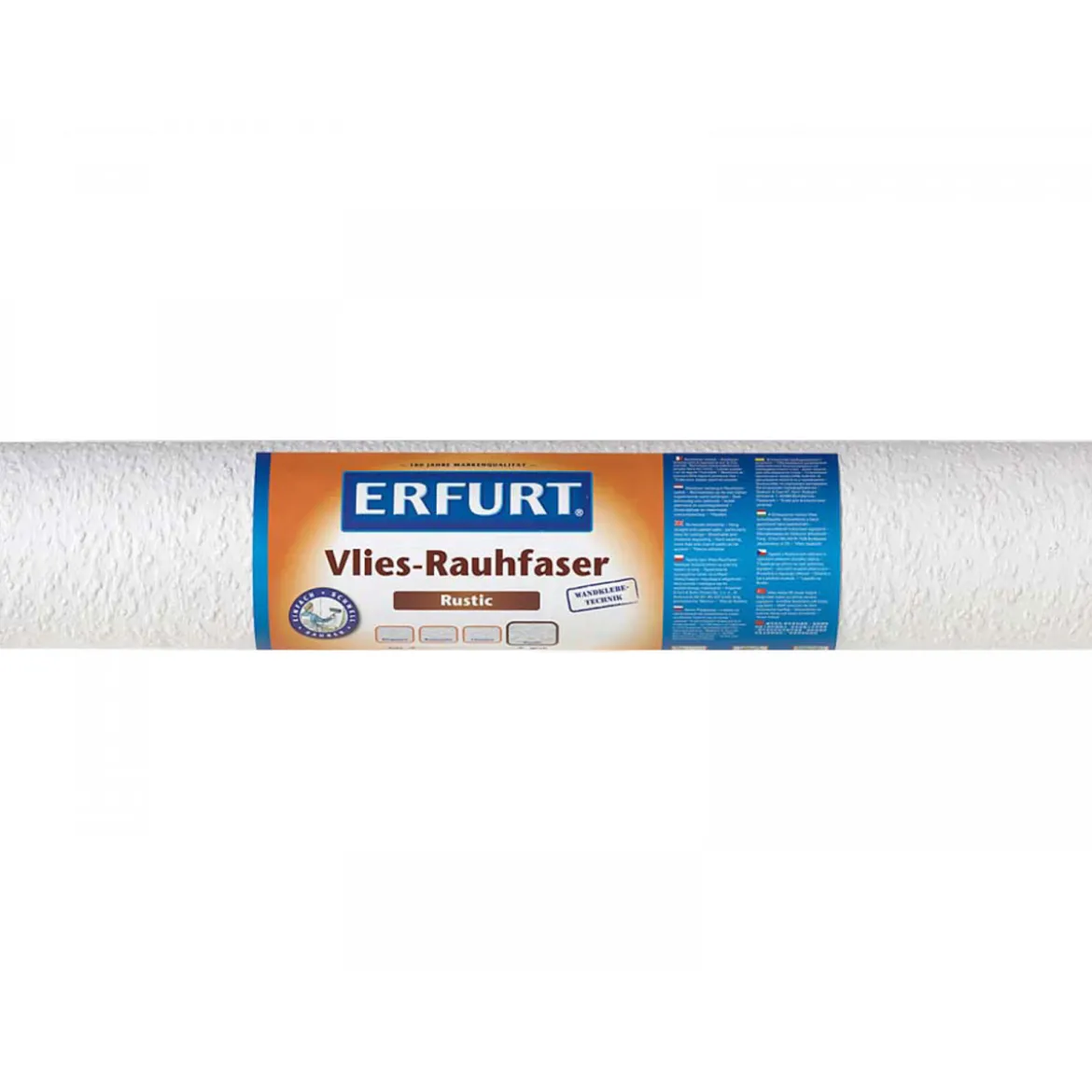 Erfurt Vlies Rauhfaser Rustic weiß
