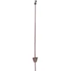 Federstahlpfahl Einzelspitze 107 cm braun 10 Stück