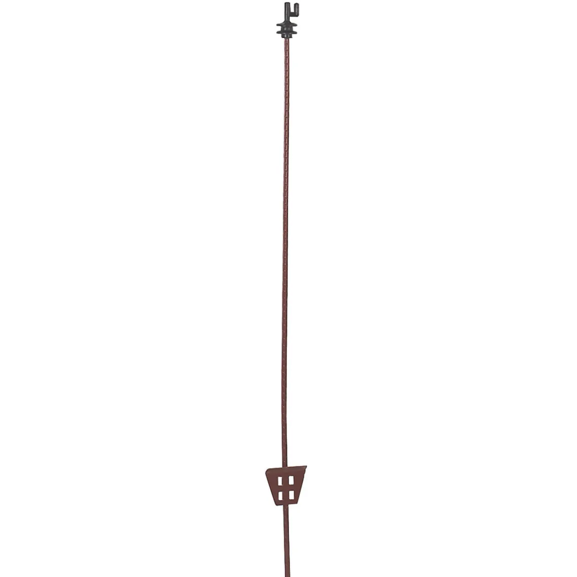 Federstahlpfahl Einzelspitze 107 cm braun 10 Stück