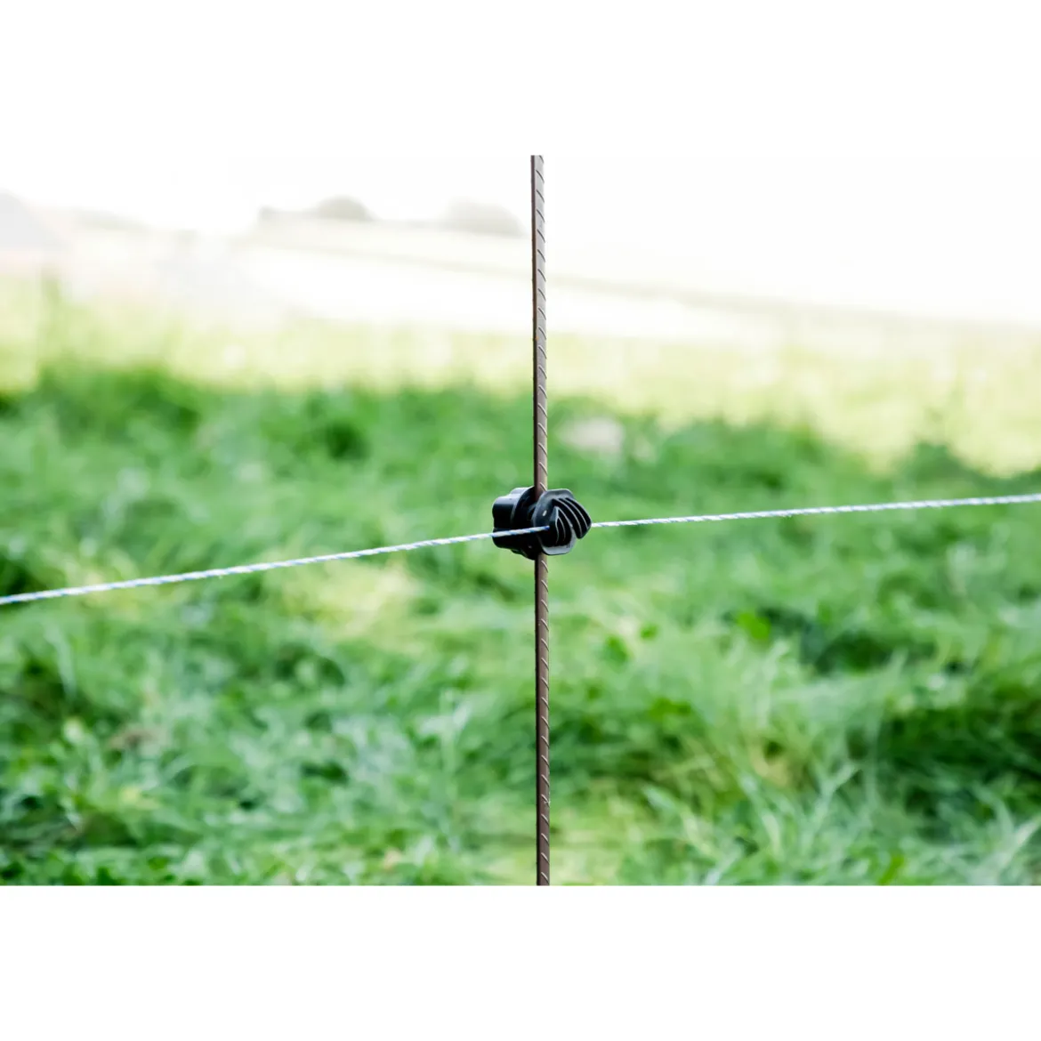 Federstahlpfahl Einzelspitze 107 cm braun 10 Stück