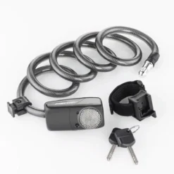 Fischer Bikes Alarm-Spiralschloss 120 cm 12 mm