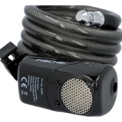 Fischer Bikes Alarm-Spiralschloss 120 cm 12 mm