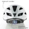 Fischer Bikes Fahrradhelm Urban Lano weiß Größe S/M