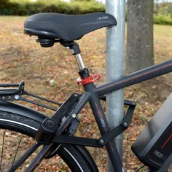 Fischer Bikes Faltschloss mit Halter 85 cm