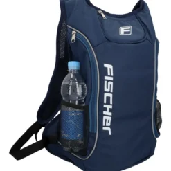 Fischer Bikes Rucksack mit Blinkfunktion blau