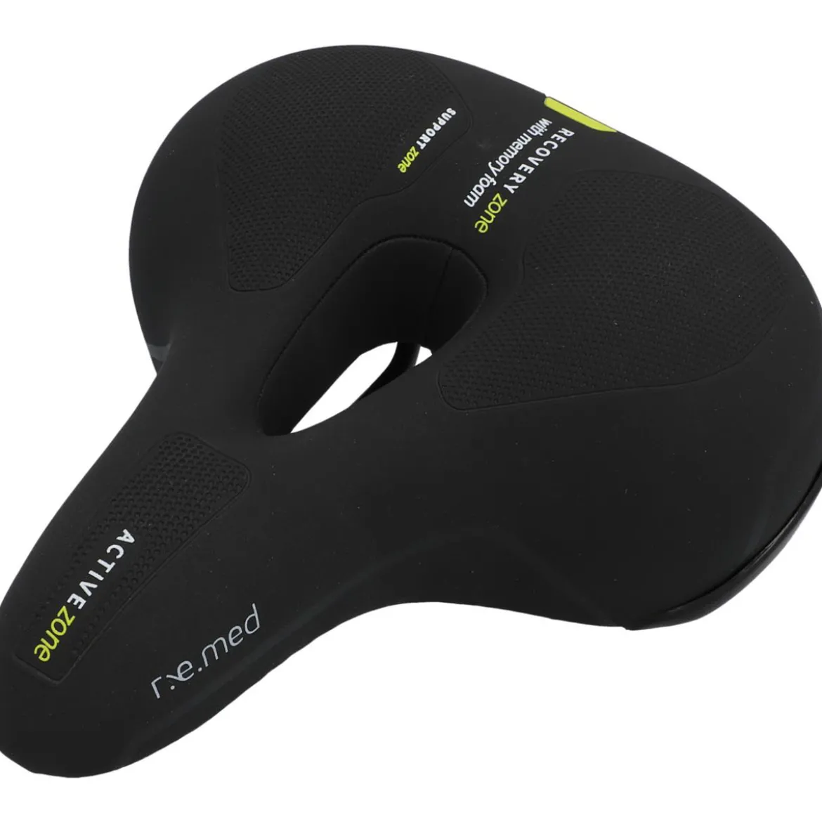 Fischer Bikes Sattel R.E.Med Memory Foam für Tourenrad schwarz
