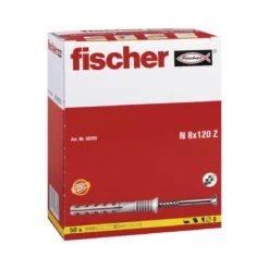 FischerNageldübel 8 x 120/80 mm mit Senkkopf 50 Stück