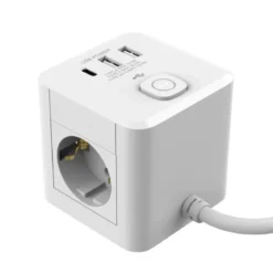 Flector 3-Fach Steckdosenwürfel inkl. USB 1,4 m