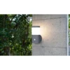 Flector Garten LED-Außenwandleuchte Mira mit Bewegungsmelder grau