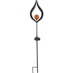 Flector Garten LED-Solar-Dekostick Glowing Eye schwarz/kupfer