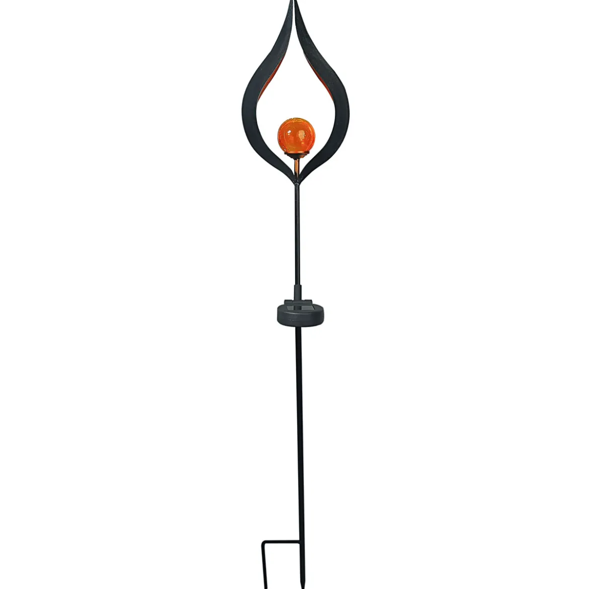 Flector Garten LED-Solar-Dekostick Glowing Eye schwarz/kupfer