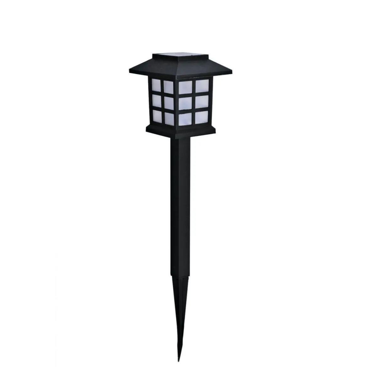 Flector Garten LED-Solarspieß Laterne schwarz inkl Erdspieß