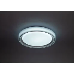 Flector LED-Deckenleuchte Lunetta 24 Watt weiss/silber 3000-6500K