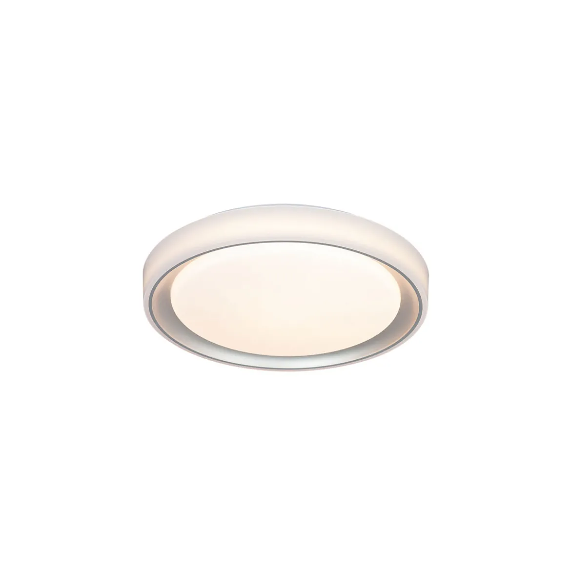 Flector LED-Deckenleuchte Lunetta 24 Watt weiss/silber 3000-6500K