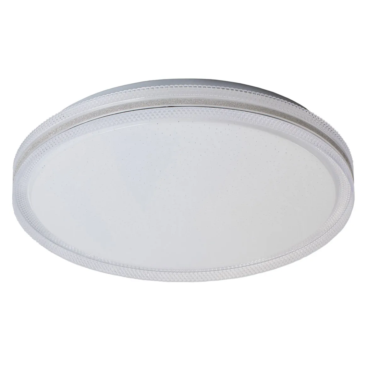 Flector LED Deckenleuchte Stellaris D39cm 24W 3000K weiss u. kristall