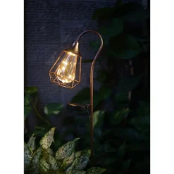 Flector LED-Solarspieß Carl inkl Akku bronzefarben