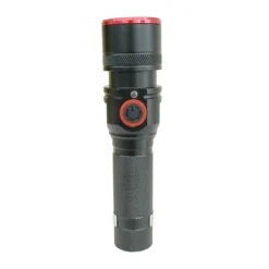 Flector LED-Taschenlampe micro-USB schwarz rot