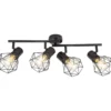 Flector Spotserie Tabea 4-flg schwarz 60,5 x 18 x 17,5 cm
