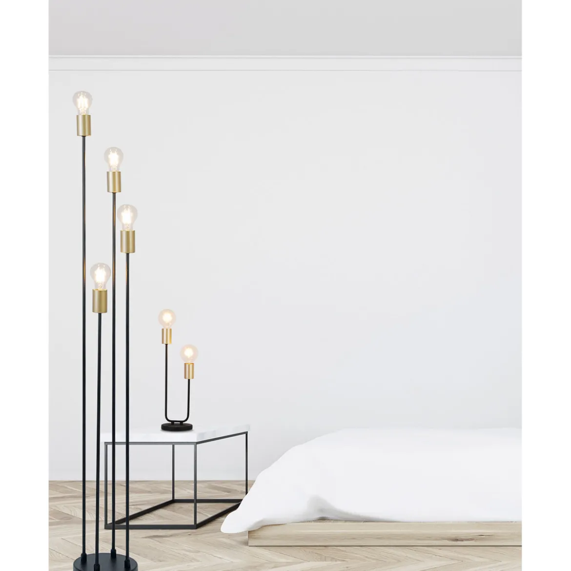 Flector Stehleuchte Edison Gold