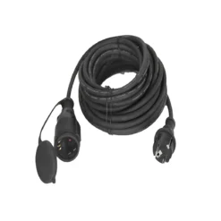 Flector Technik Gummi-Verlängerung schwarz 10 m