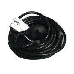 Flector Technik Schuko-Verlängerung schwarz 10 m