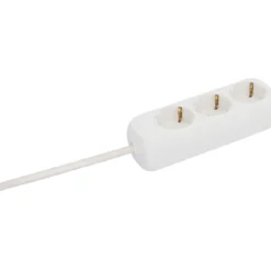 Flector Technik Tischsteckdose 3-fach weiß