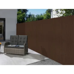 floraworld Sichtschutz premium+ dunkelbraun 3,0x1,8 m