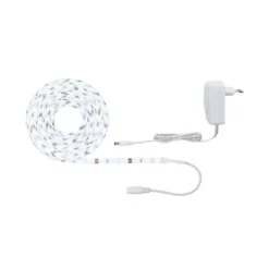FN SimpLED Strip Set 5m Tageslichtweiss17W 230/12V DC Weiss Metall Kst.