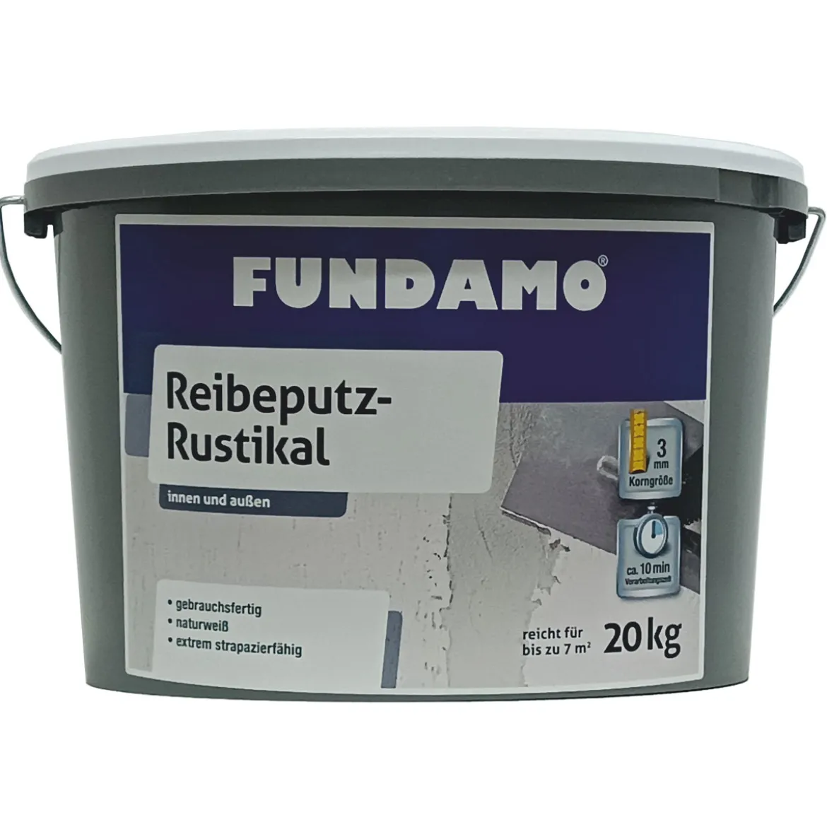 Fundamo Rustikalputz 3 mm 20 kg