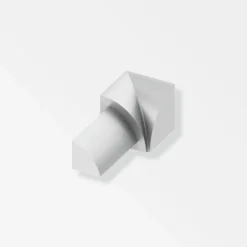 Fundamo Viertelkreis-Inneneck 10 mm Aluminium silber