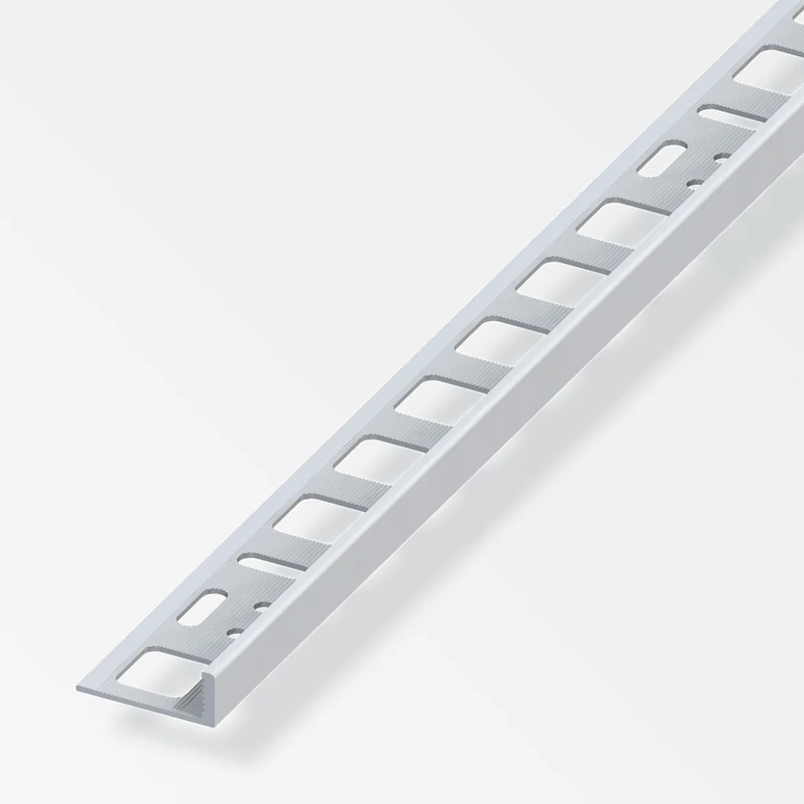 Fundamo Winkelprofil 10 mm 2,5m PVC grau