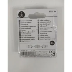 F-Verbinder Set f. 8 mm 2xF-St/1xF-Verb.