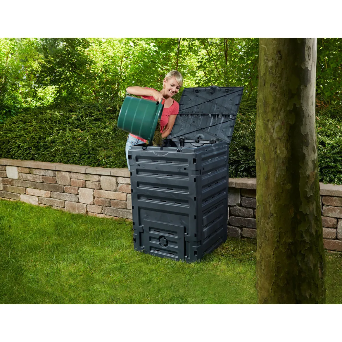 GarantiaKomposter Eco-Master 300 L schwarz