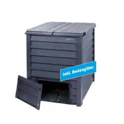 Garantia Komposter Thermo Wood mit Bodengitter anthrazit
