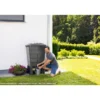 Garantia Regentonne eckig 300 L graphite grey inkl Deckel und Hahn