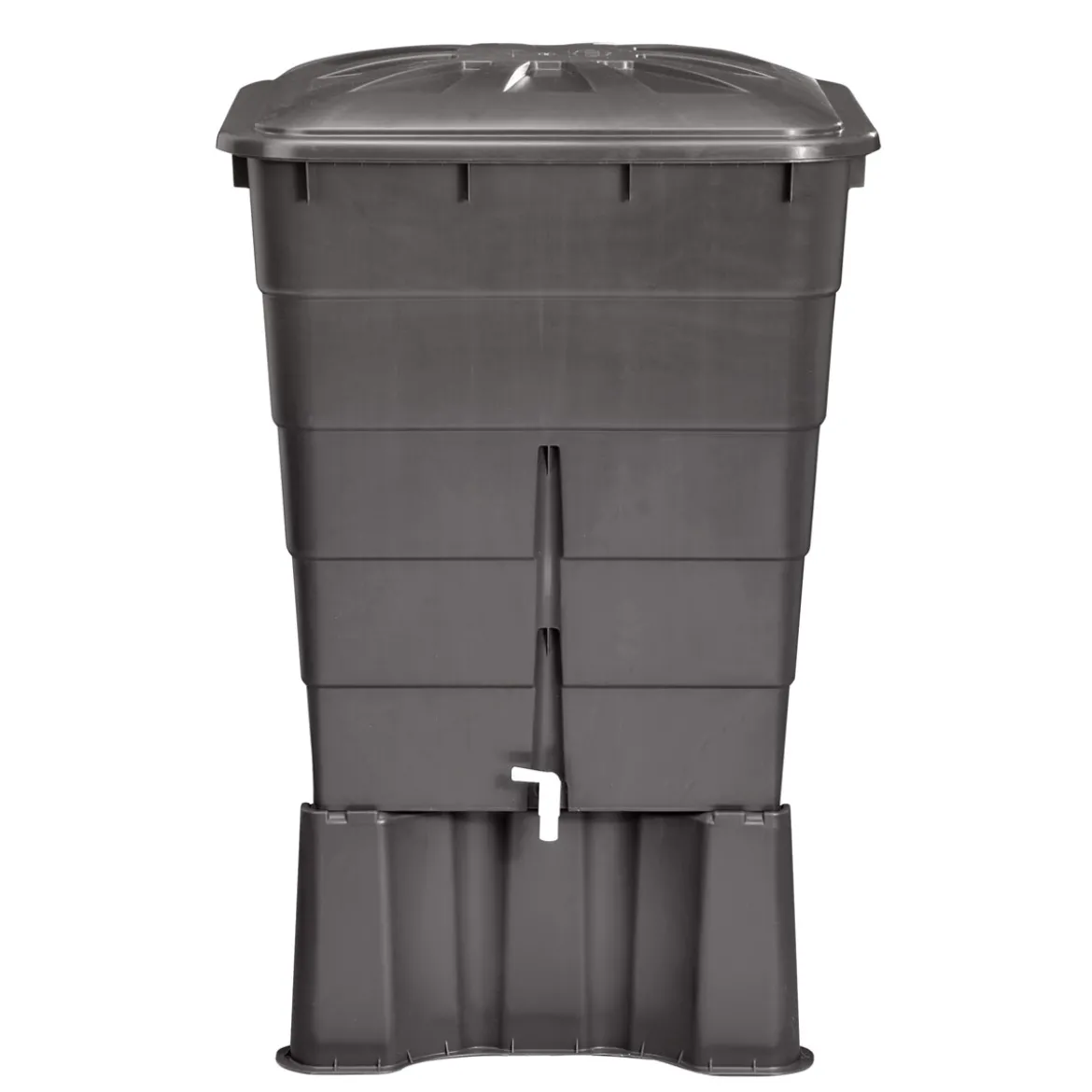 Garantia Regentonne eckig 300 L graphite grey inkl Deckel und Hahn
