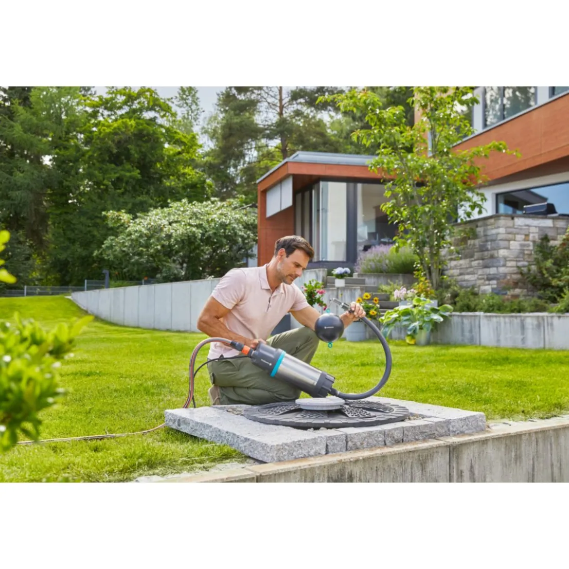 Gardena Saugfilter mit Rückflussstop Set