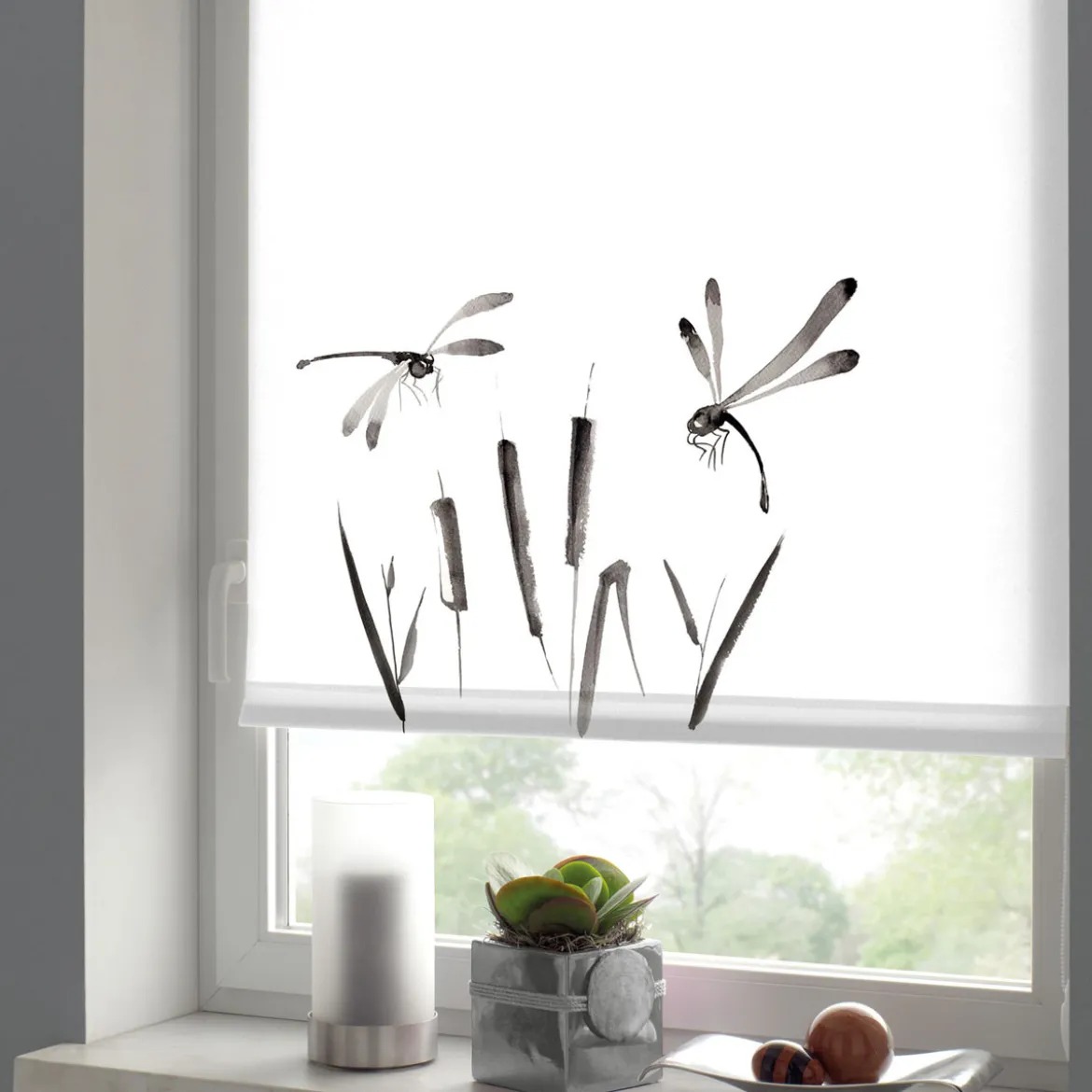 GardiniaEasyfix Rollo Japandi Dragonfly 60x150 cm