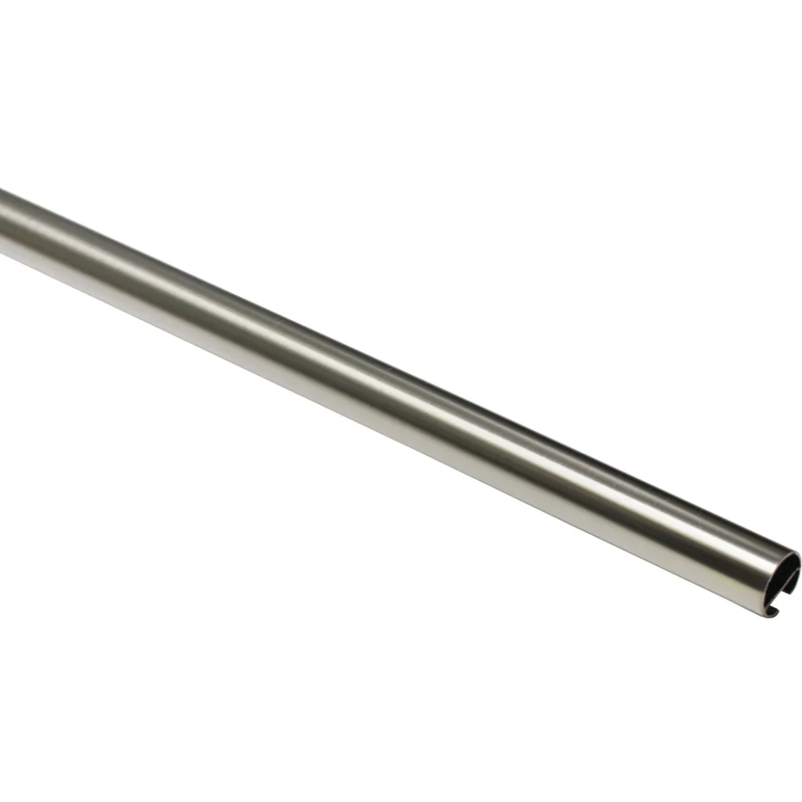 GardiniaGardinenstange Chicago mit Innenlauf Durchmesser 16 mm 160 cm Edelstahl-Optik