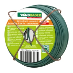 Gartendraht 40m/2mm gummiert
