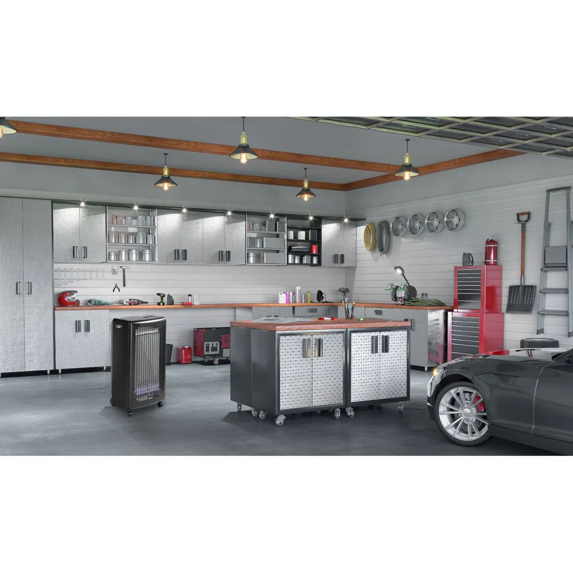 Gas Heizofen Blue Flame mit ThermostatHGO 4200/4 BFT Eco