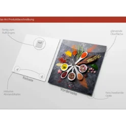 Glas-Art Spicery I 20 x 20 Glasbild
